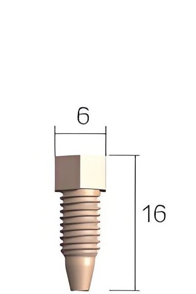 Connecteur PEEK d'une pièce