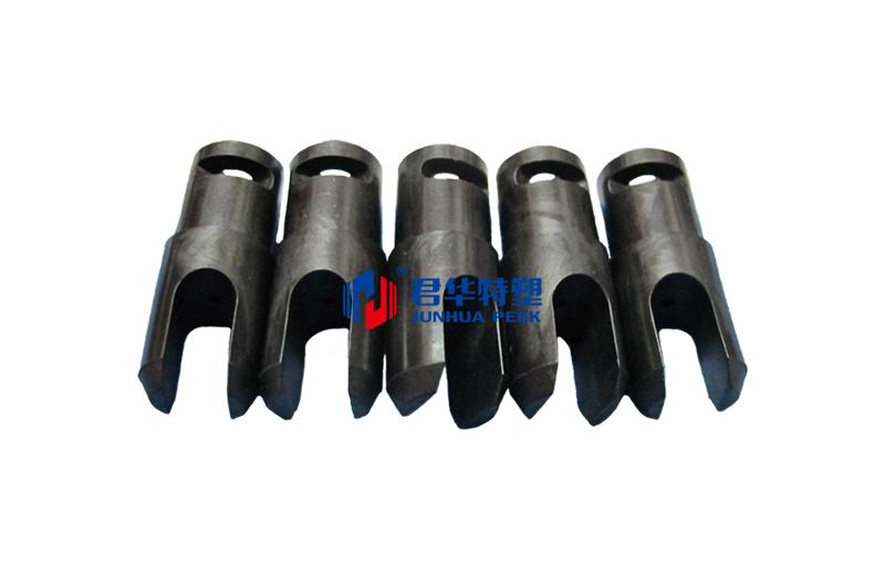 Colonne de rail de serrage en PEEK pour l’assemblage de rince-bouteilles