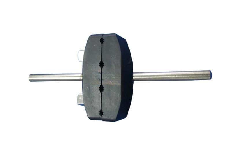 Clip de fixation pour aiguille en acier à quatre trous PEEK