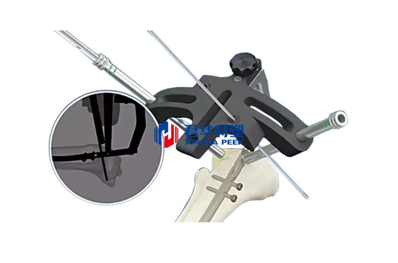 Porte-tige en PEEK pour la chirurgie de clou intramédullaire