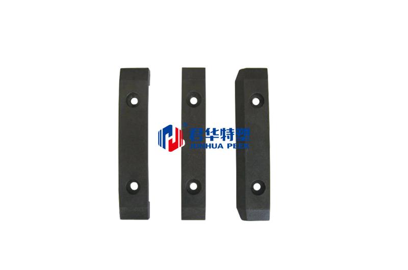 Jeu de trois glissières anti-usure en PEEK pour pinces à tissu