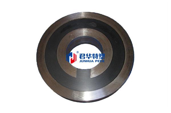 Disque anti-usure moulé par injection incrusté de PEEK