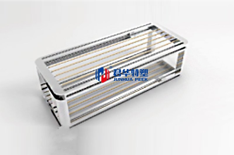 Ligne de support PEEK – cassette pour substrat en verre