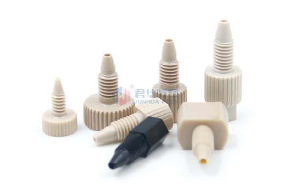 Raccords haute pression intégraux en PEEK