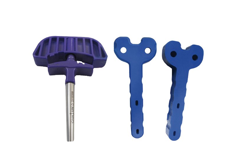 PPSU Poignée à Cône Ouvert et Guide de Perçage