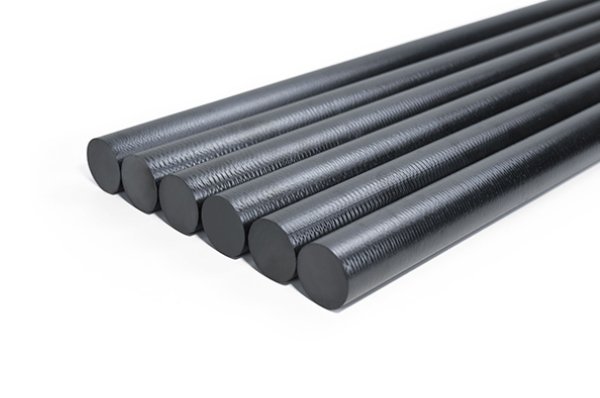Barre en PEEK (PEEK5600LF30)PEEK avec 30% de Fibre de Carbone, Graphite & PTFE (PEEK5600LF30) Barre