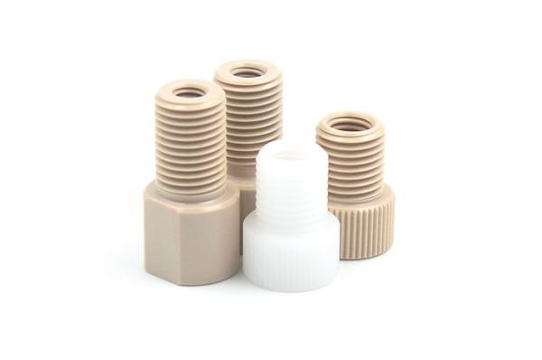 PEEK traversant mural bidirectionnel (raccord traversant plaque)