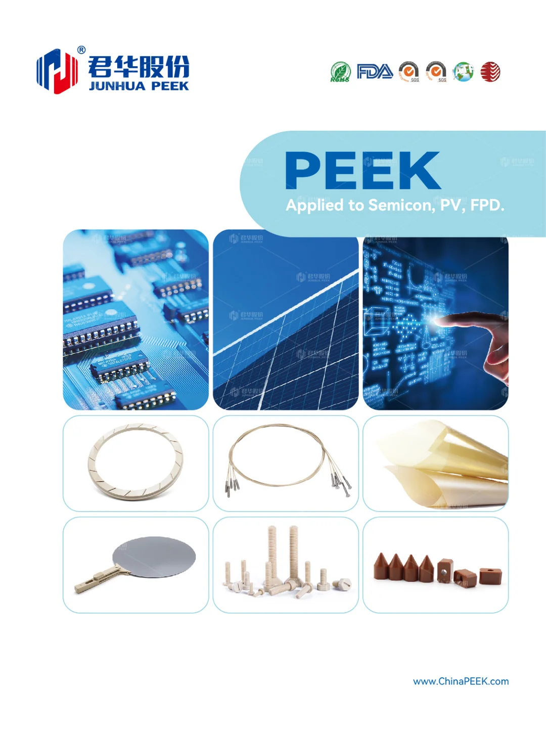 PEEK Appliqué aux Semiconducteurs, Photovoltaïque et Écrans Plats
