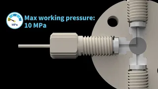 Soupape de Commutation Manuelle en PEEK